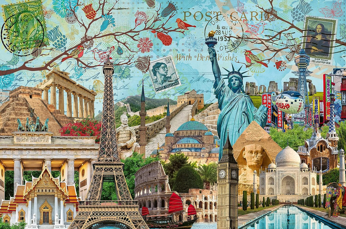 Nagyvárosi Kollázs Ravensburger 5000 darabos kirakó puzzle (RA - 17118) - puzzlegarden