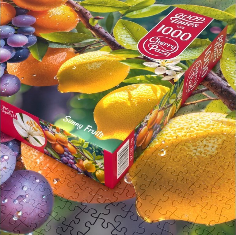 Napfényes gyümölcsök Cherry Pazzi 1000 darabos kirakó puzzle (CP - 30738) - puzzlegarden