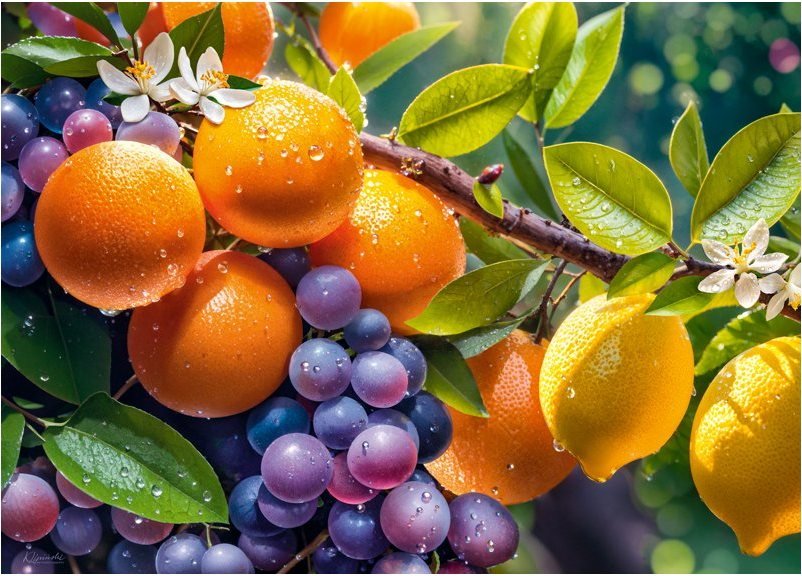 Napfényes gyümölcsök Cherry Pazzi 1000 darabos kirakó puzzle (CP - 30738) - puzzlegarden
