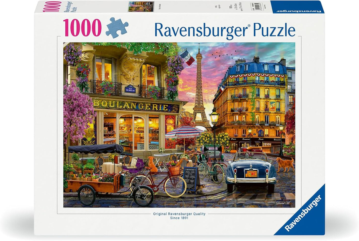 Naplemente Párizsban Ravensburger 1000 darabos kirakó puzzle (RA - 12000885 4005555008859) - puzzlegarden