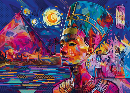 Nefertiti a Níluson Ravensburger 1000 darabos kirakó puzzle (RA - 12000411) - puzzlegarden