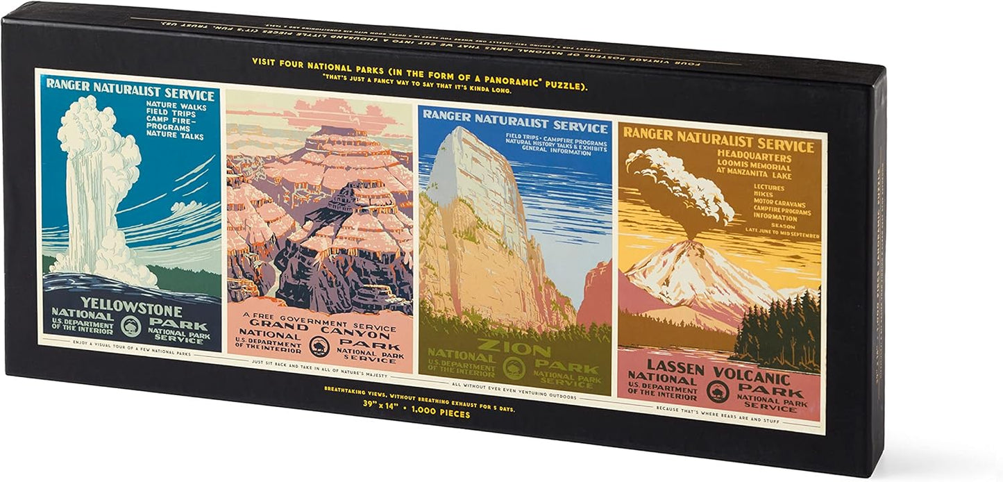 Nemzeti parkok - panoráma Brass Monkey 1000 darabos kirakó puzzle (GA-9780735375833) - puzzlegarden