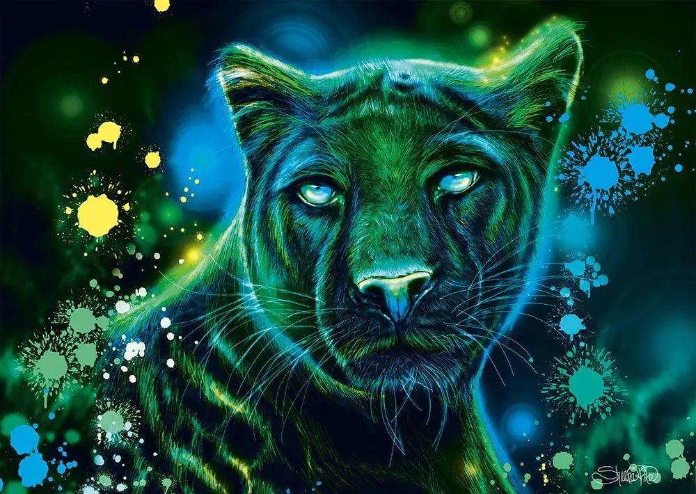 Neon - Zöld Párduc Schmidt Spiele 1000 darabos kirakó puzzle (SCH - 58517) - puzzlegarden