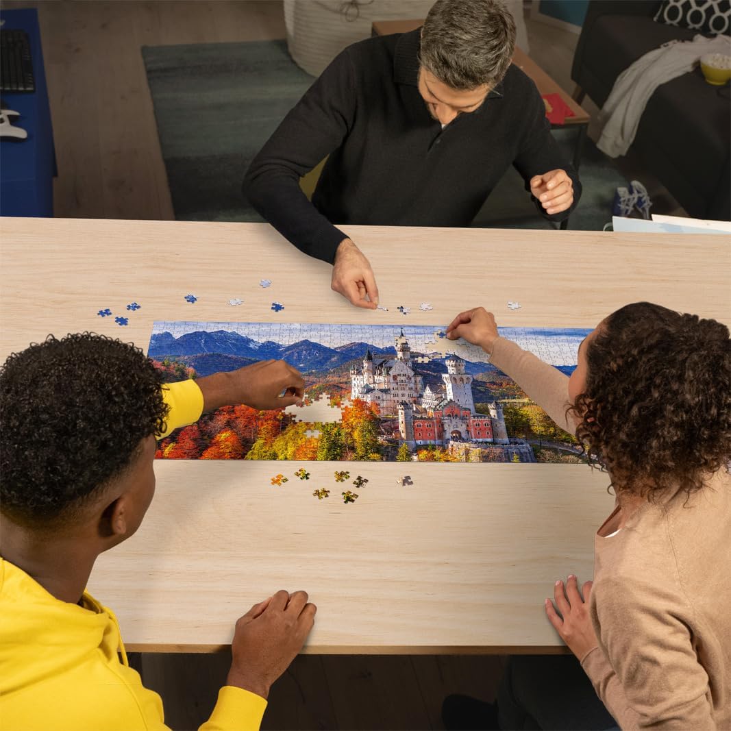 Neuschwanstein, Bajorország - panoráma Ravensburger 1000 darabos kirakó puzzle (RA - 12000445 4005555004455) - puzzlegarden