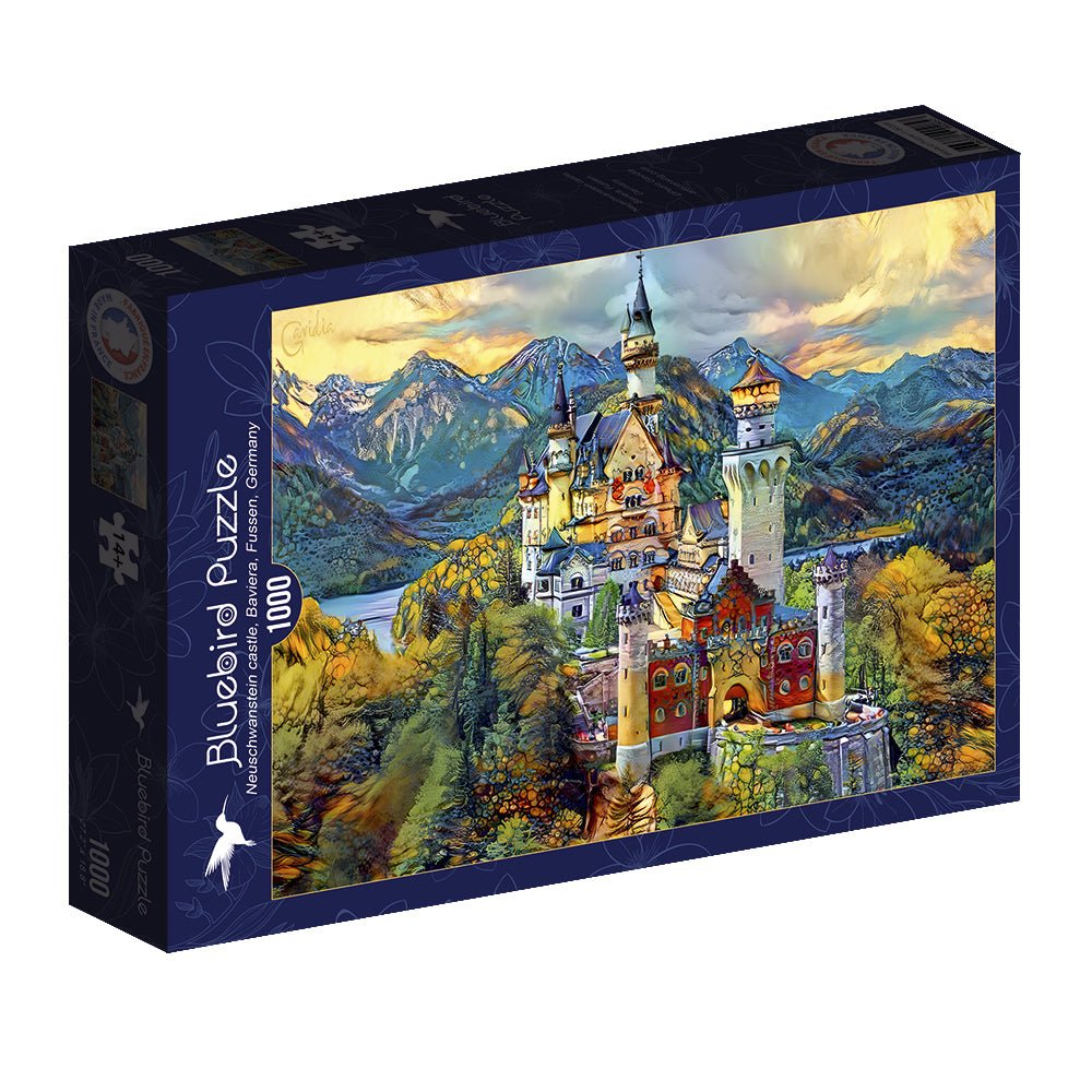 Neuschwanstein Bluebird 1000 darabos kirakó puzzle (BB - F - 90285) - puzzlegarden