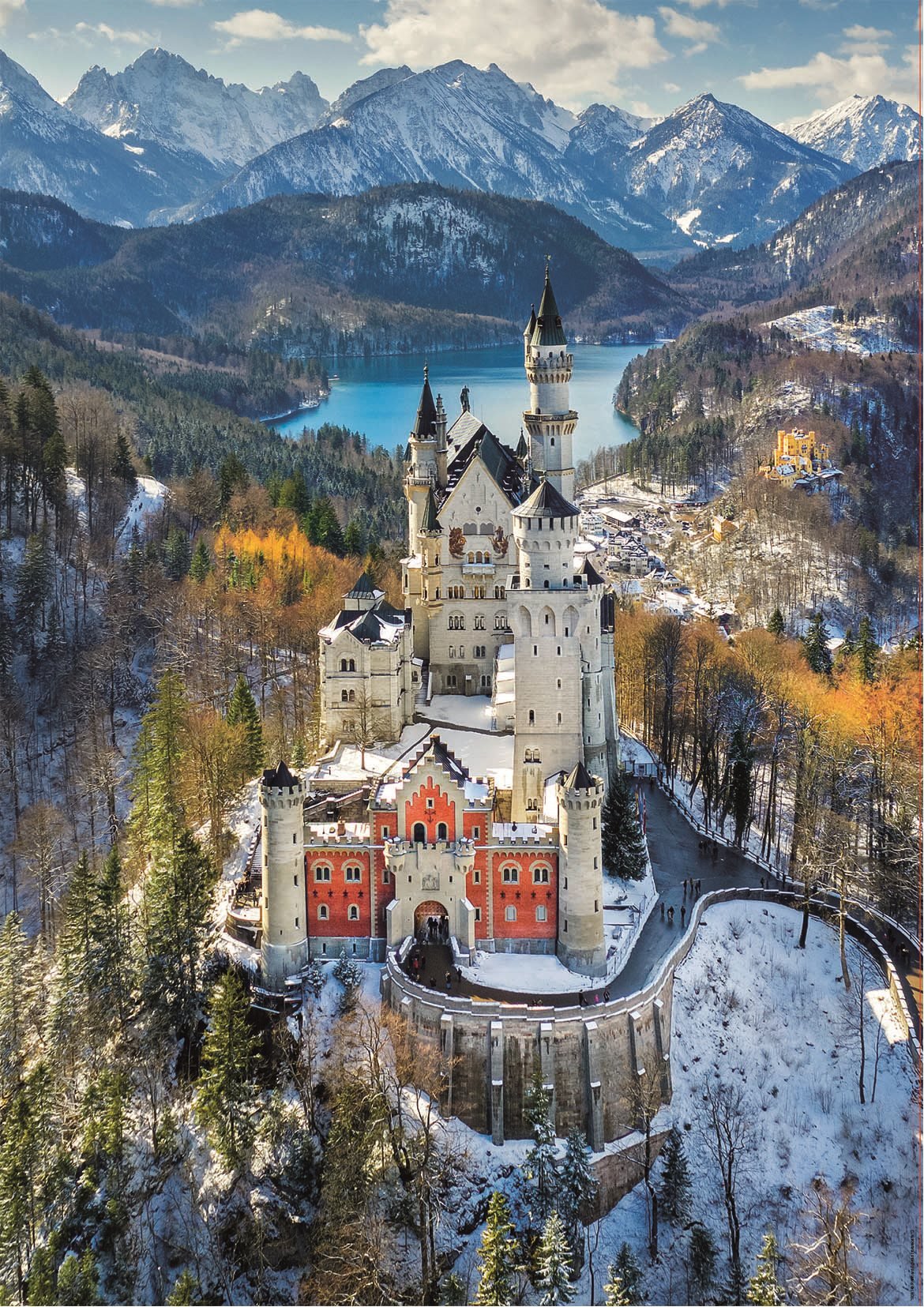 Neuschwanstein Kastély Educa 1000 darabos kirakó puzzle (ED - 19261) - puzzlegarden