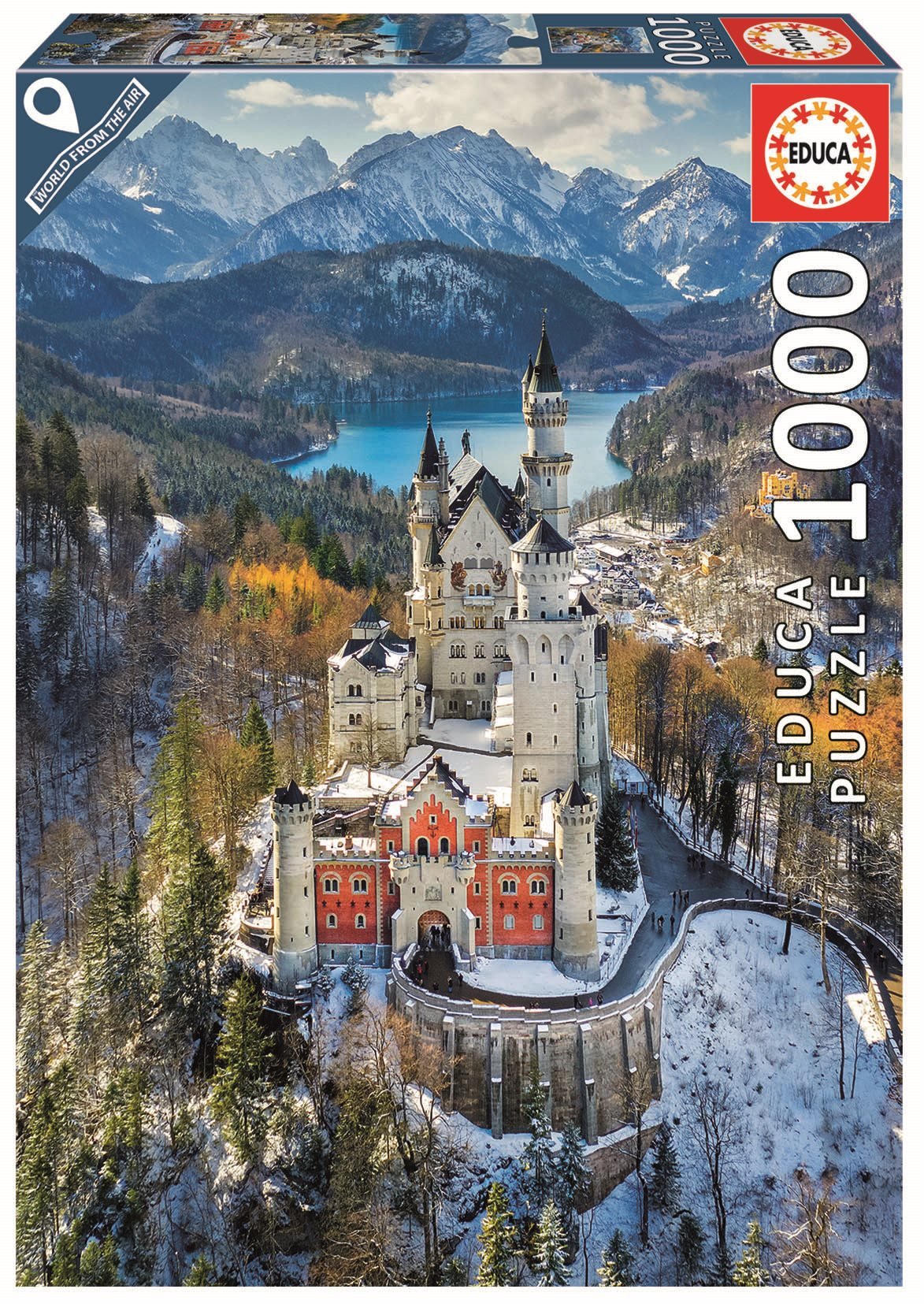 Neuschwanstein Kastély Educa 1000 darabos kirakó puzzle (ED - 19261) - puzzlegarden