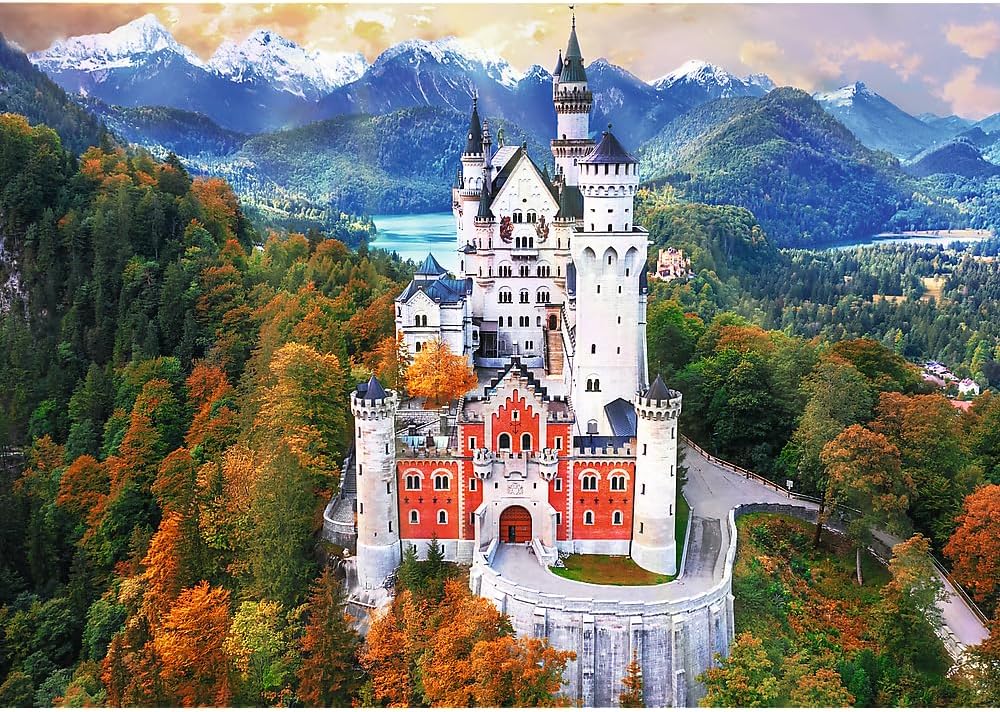 Neuschwanstein Kastély, Németország Trefl 1000 darabos kirakó puzzle (TR - 10813) - puzzlegarden