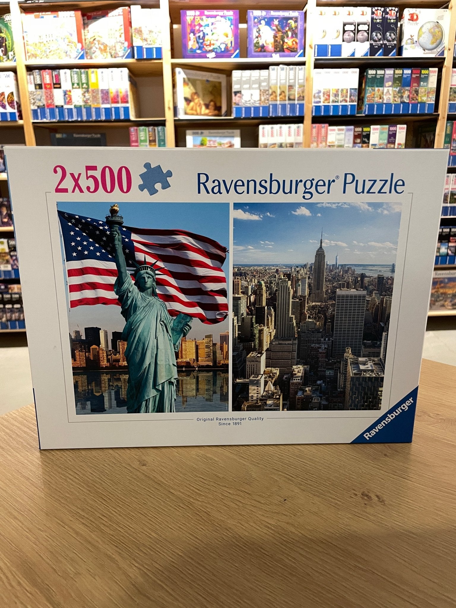 New York - 2x500 Ravensburger 500 darabos kirakó puzzle (RA - 12000242) - puzzlegarden