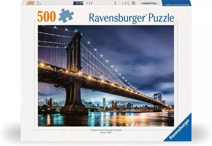 New York - Brooklyn híd Ravensburger 500 darabos kirakó puzzle (RA - 12000224) - puzzlegarden
