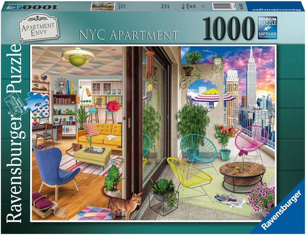 New York - i Apartman Ravensburger 1000 darabos kirakó puzzle (RA - 16545) - puzzlegarden