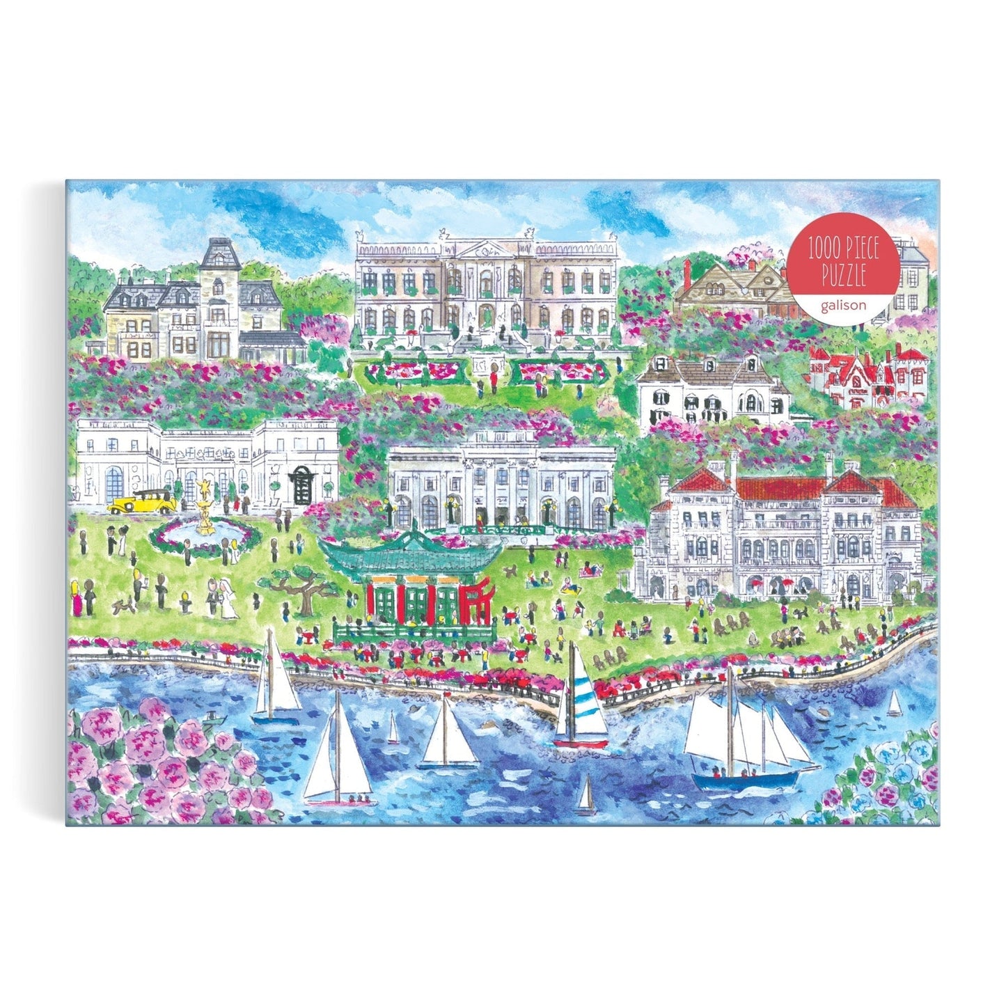 Newporti kastélyok Galison 1000 darabos kirakó puzzle (GA - 9780735382633) - puzzlegarden