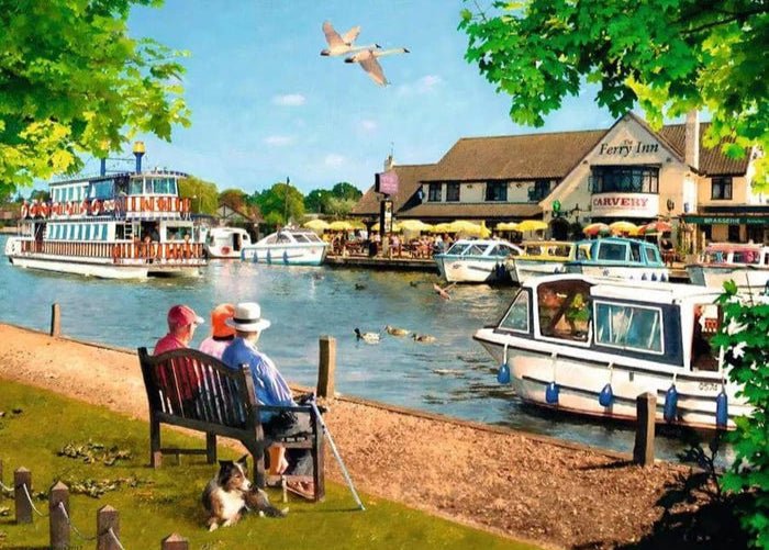 Norfolki életképek - 2x500 Ravensburger 500 darabos kirakó puzzle (RA - 12000012 4005555000129) - puzzlegarden