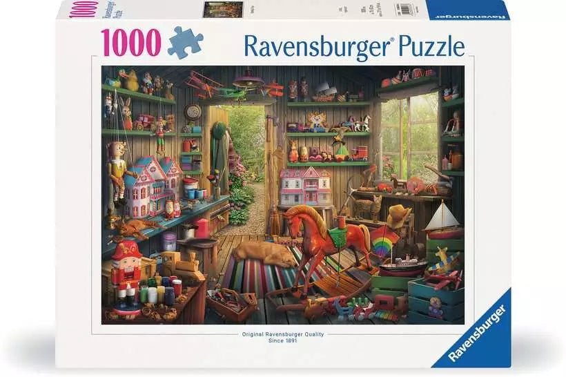 Nosztalgiajátékok Ravensburger 1000 darabos kirakó puzzle (RA - 12000576) - puzzlegarden