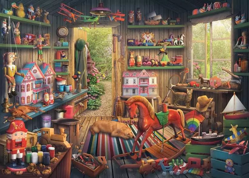 Nosztalgiajátékok Ravensburger 1000 darabos kirakó puzzle (RA - 12000576) - puzzlegarden