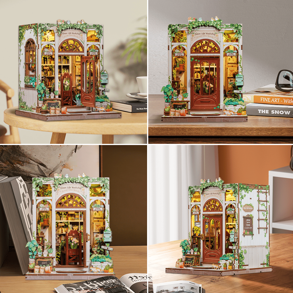 Növényes Könyvesbolt CuteBee 196 darabos kirakó puzzle (CB - CWGC203) - puzzlegarden