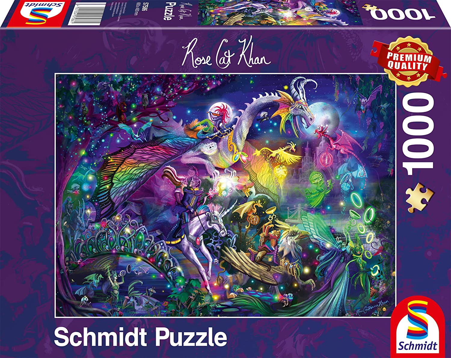 Nyári éjszakai cirkusz Schmidt Spiele 1000 darabos kirakó puzzle (SCH - 57586) - puzzlegarden