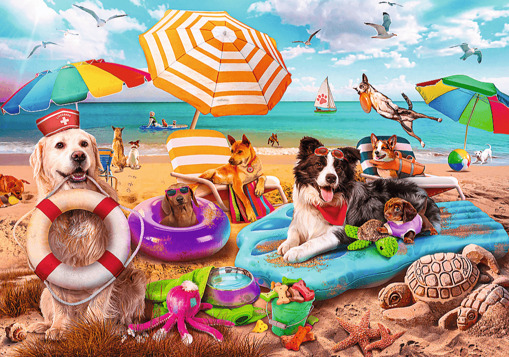 Nyári idő – 2x500 Trefl 500 darabos kirakó puzzle (TR - 37533) - puzzlegarden