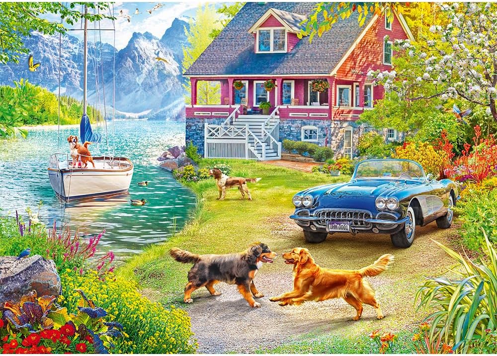 Nyári Kikapcsolódás - 2x500 Trefl 500 darabos kirakó puzzle (TR - 37497) - puzzlegarden