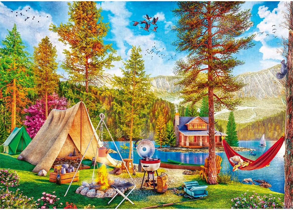 Nyári Kikapcsolódás - 2x500 Trefl 500 darabos kirakó puzzle (TR - 37497) - puzzlegarden