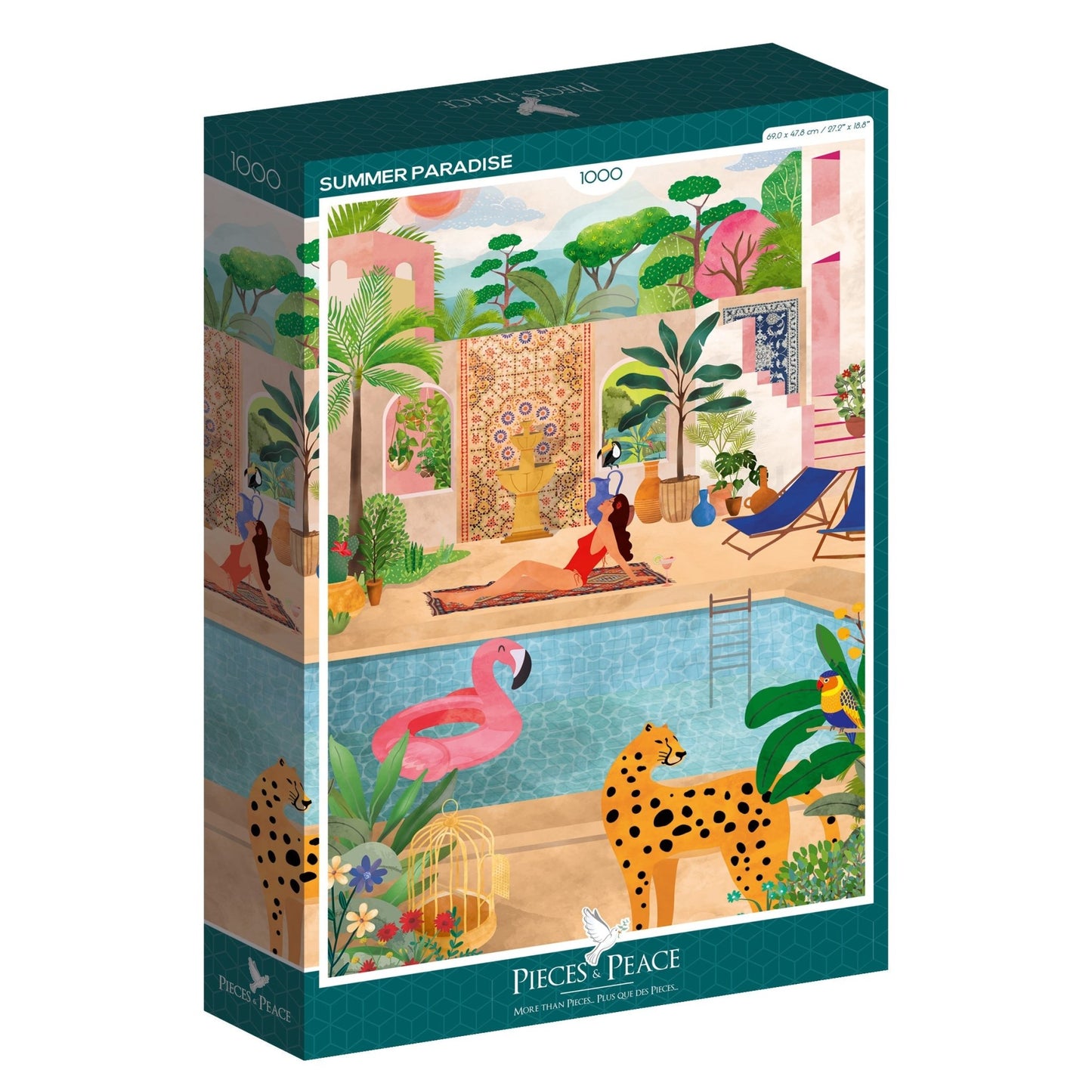 Nyári Paradicsom Pieces & Peace 1000 darabos kirakó puzzle (PaP - 0030) - puzzlegarden