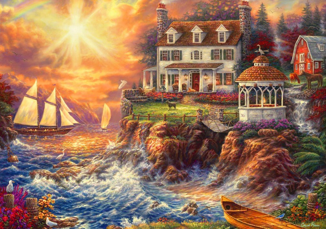 Nyugalom a háborgó tenger felett Bluebird 1000 darabos kirakó puzzle (BB - 70207) - puzzlegarden