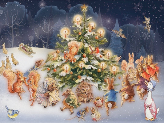 Nyúl Péter Karácsonya New York Puzzle Company 500 darabos kirakó puzzle (NYPC - NPZBP2158) - puzzlegarden
