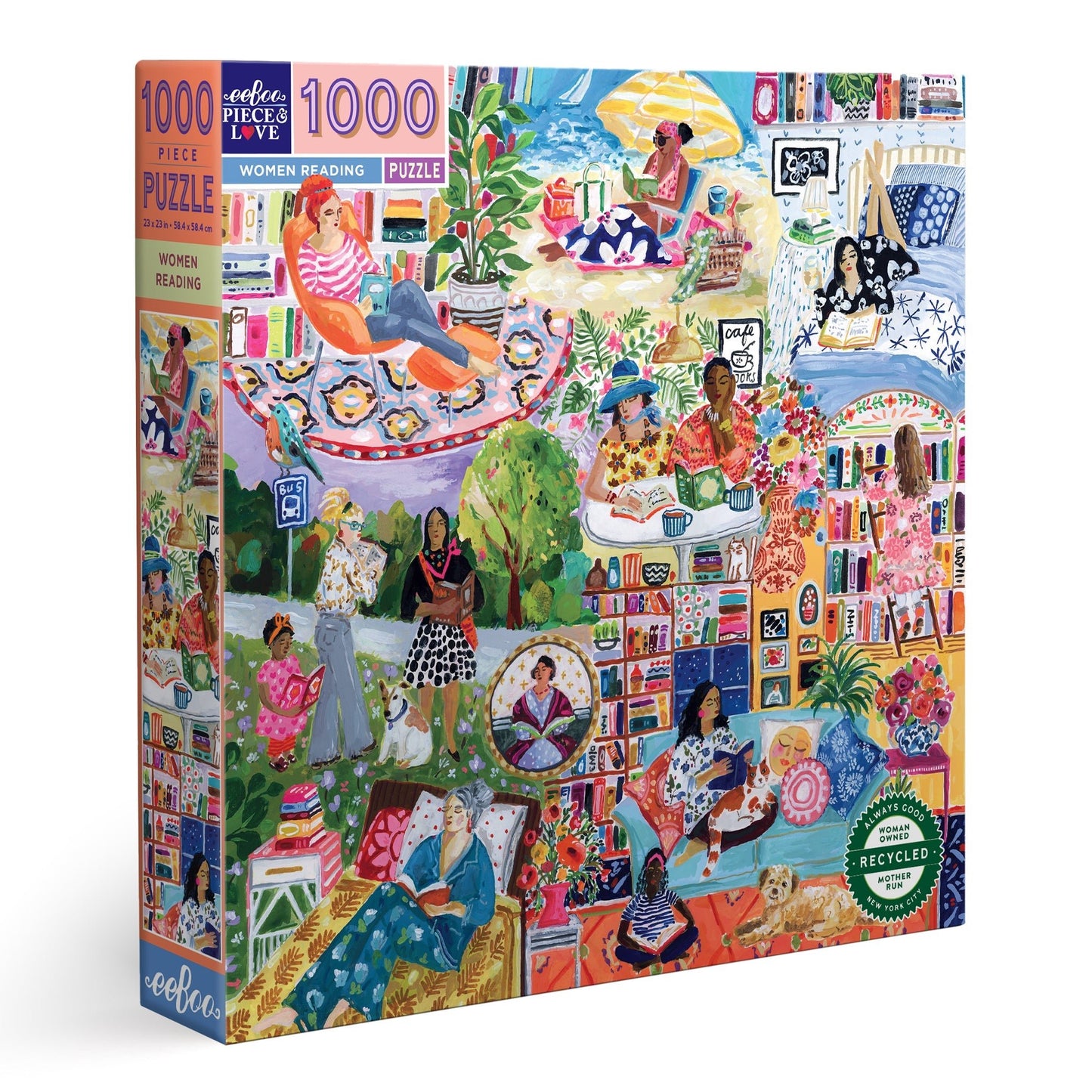 Olvasó nők Eeboo 1000 darabos kirakó puzzle (EB - PZTWRD) - puzzlegarden
