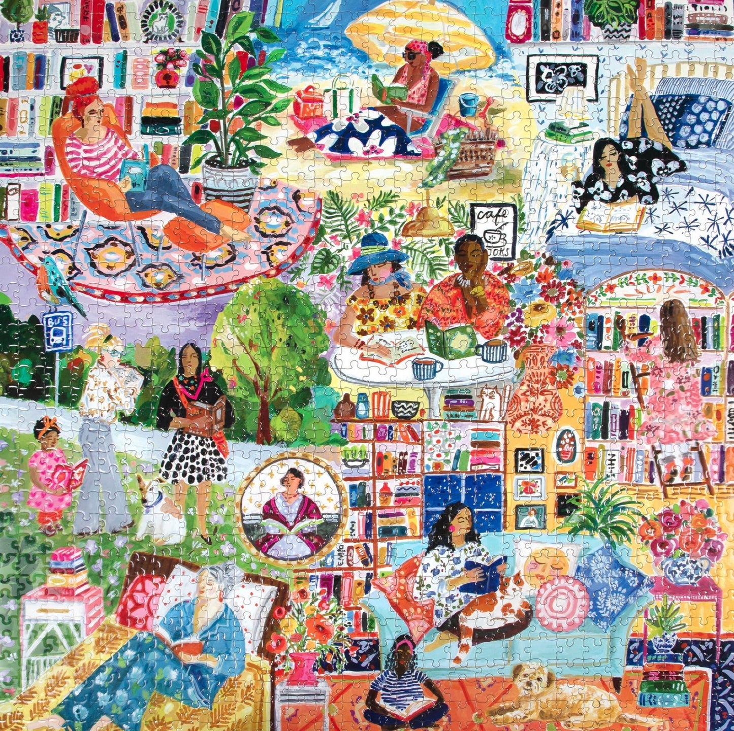 Olvasó nők Eeboo 1000 darabos kirakó puzzle (EB - PZTWRD) - puzzlegarden