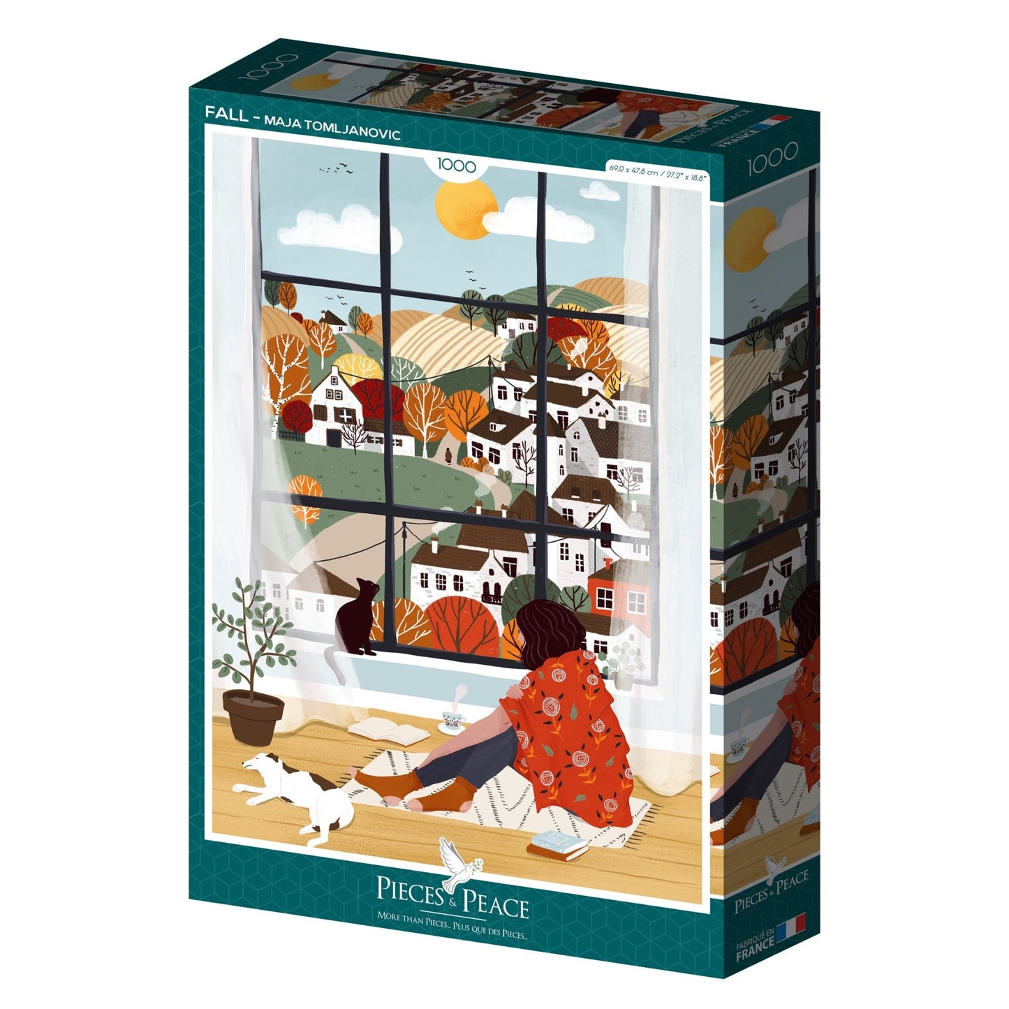 Ősz Pieces & Peace 1000 darabos kirakó puzzle (PaP - 0093) - puzzlegarden