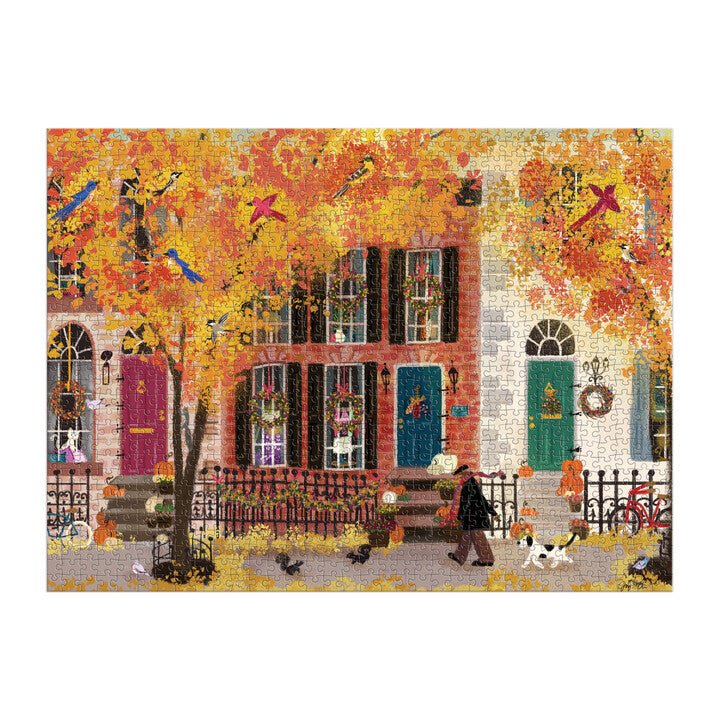 Őszi utca Galison 1000 darabos kirakó puzzle (GA - 9780735375284) - puzzlegarden