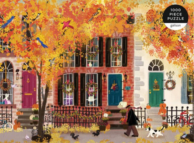 Őszi utca Galison 1000 darabos kirakó puzzle (GA - 9780735375284) - puzzlegarden