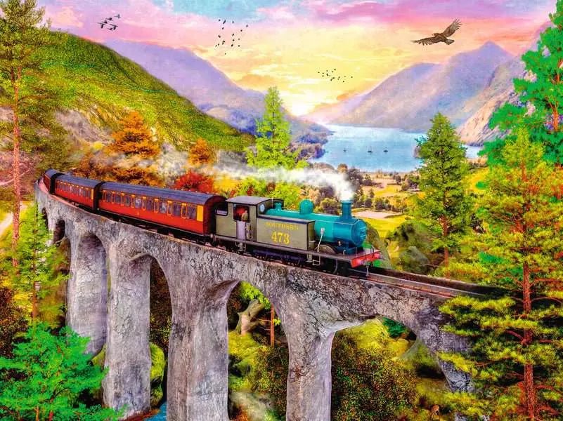 Őszi viadukt Ravensburger 1500 darabos kirakó puzzle (RA - 12000795) - puzzlegarden