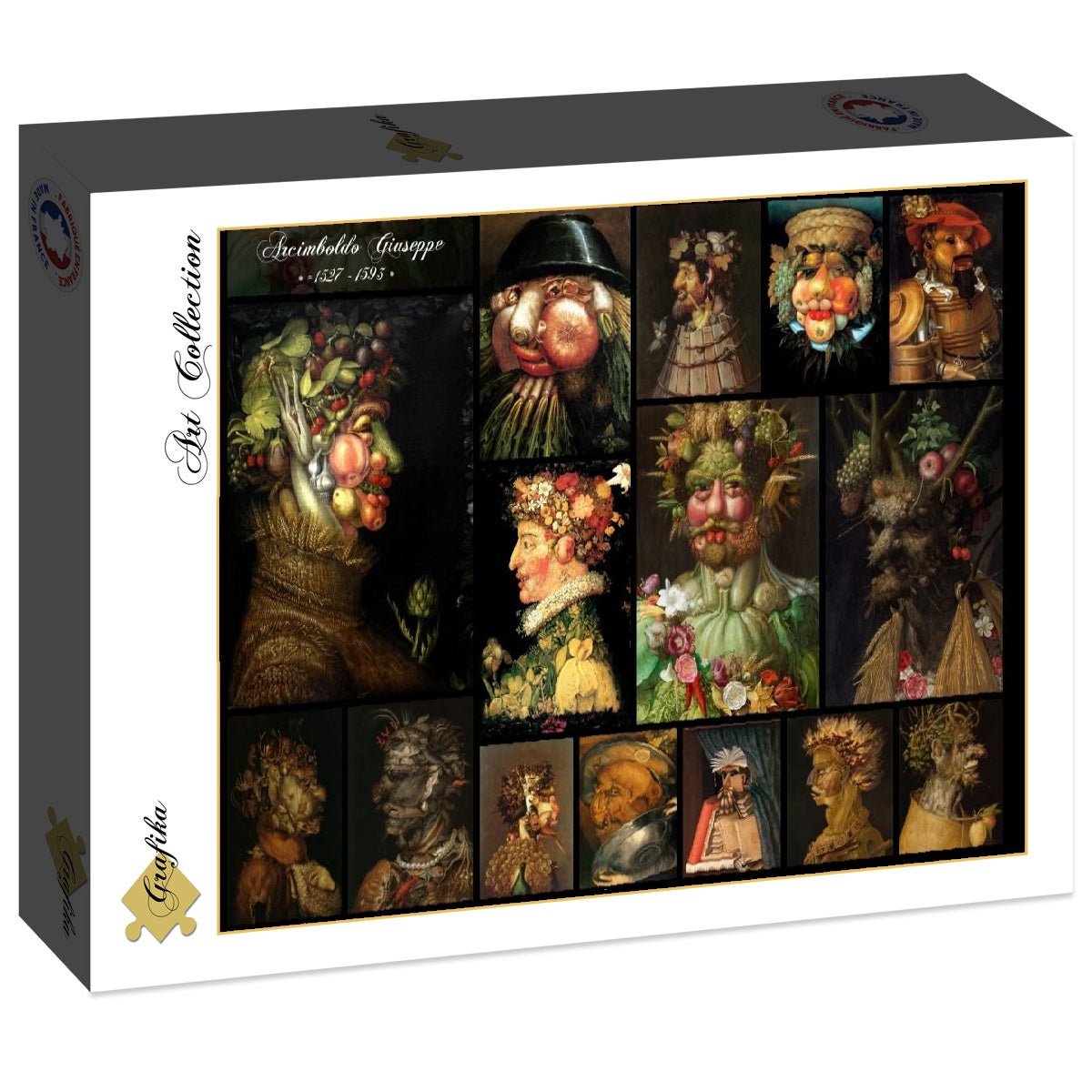 Arcimboldo - Kollázs Grafika 2000 darabos kirakó puzzle (GR - F - 30215) - puzzlegarden