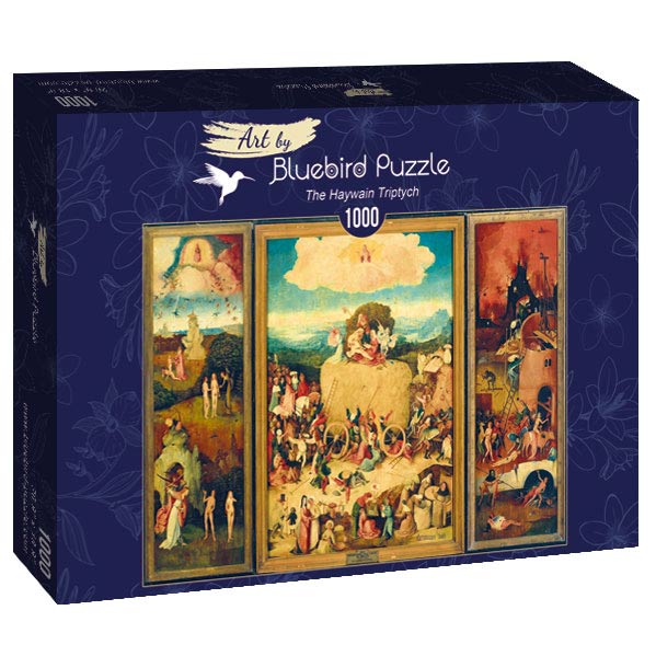 Bosch - Szénásszekér - triptichon Bluebird 1000 darabos kirakó puzzle (BB - 60060) - puzzlegarden