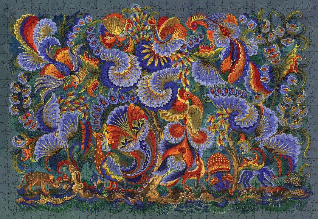 Paradicsomi madarak Pomegranate 1000 darabos kirakó puzzle (POM - AA1120) - puzzlegarden