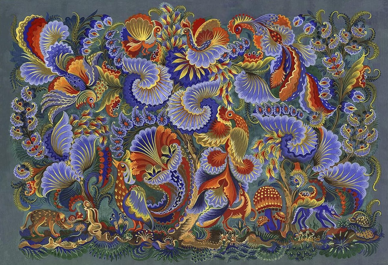Paradicsomi madarak Pomegranate 1000 darabos kirakó puzzle (POM - AA1120) - puzzlegarden