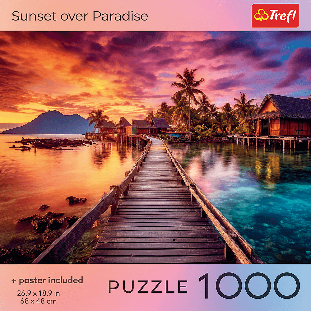 Paradicsomi naplemente Trefl 1000 darabos kirakó puzzle (TR-USA_99288) - puzzlegarden
