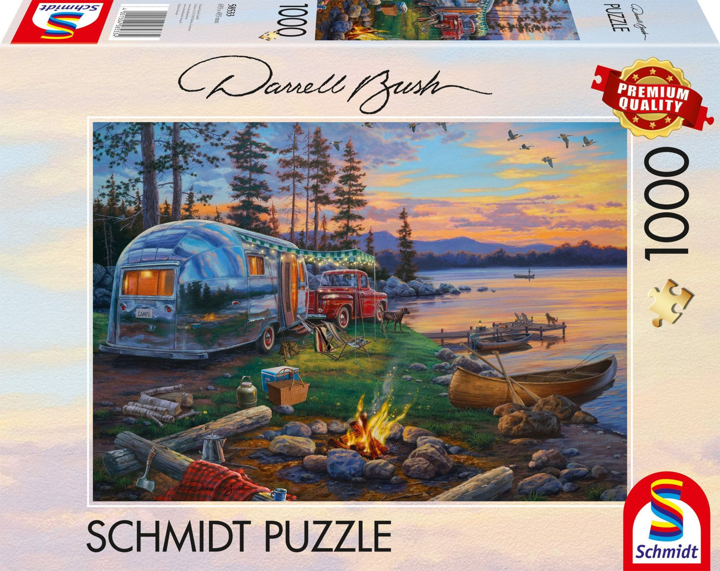 Paradicsomi Tábortűz Schmidt Spiele 1000 darabos kirakó puzzle (SCH - 58533) - puzzlegarden