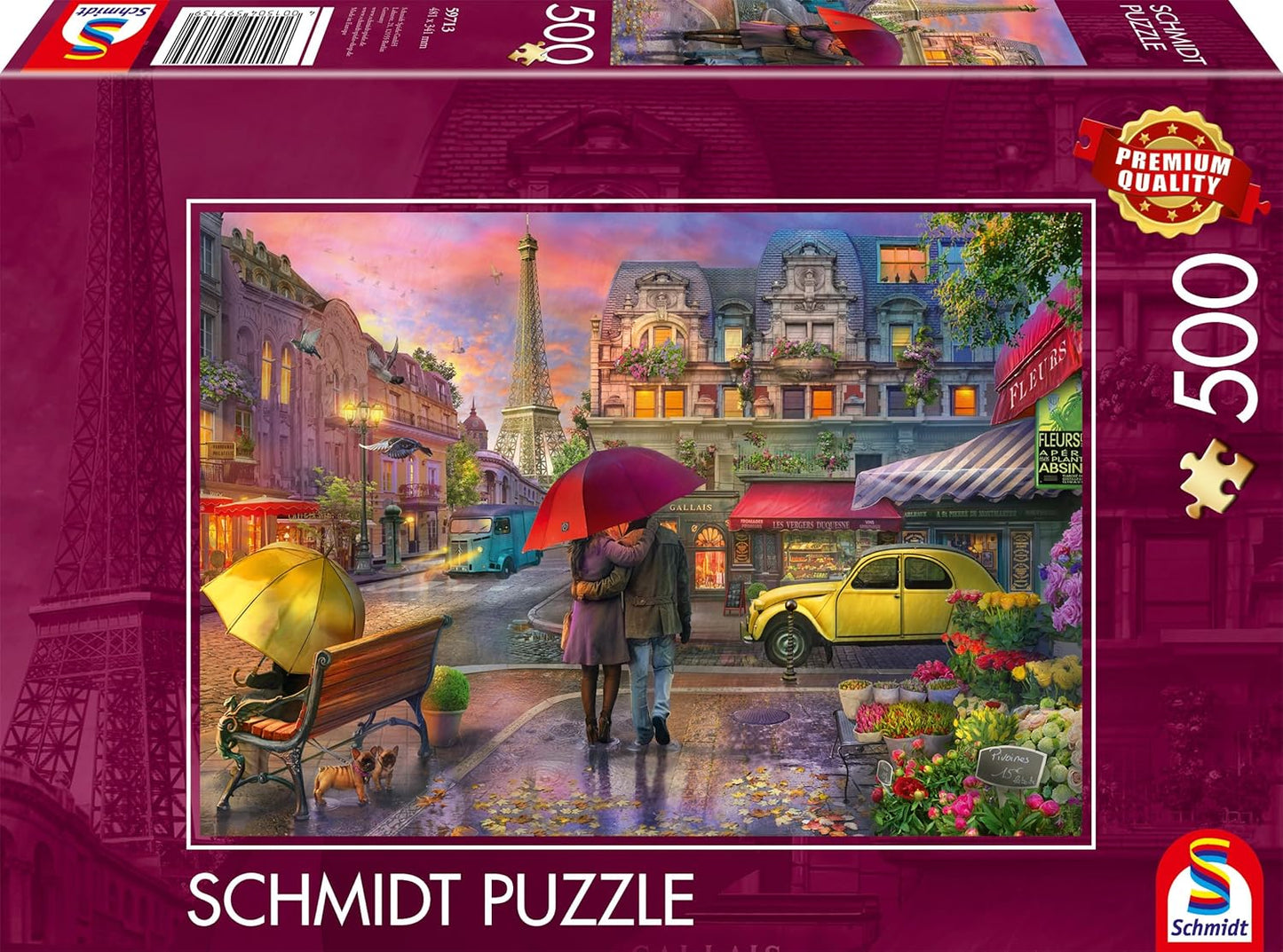 Párizs az esőben Schmidt Spiele 500 darabos kirakó puzzle (SCH - 59713) - puzzlegarden