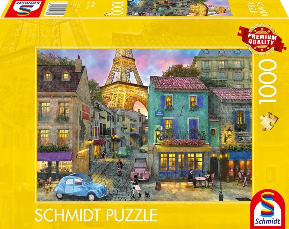 Párizs Utcái Schmidt Spiele 1000 darabos kirakó puzzle (SCH - 59780) - puzzlegarden