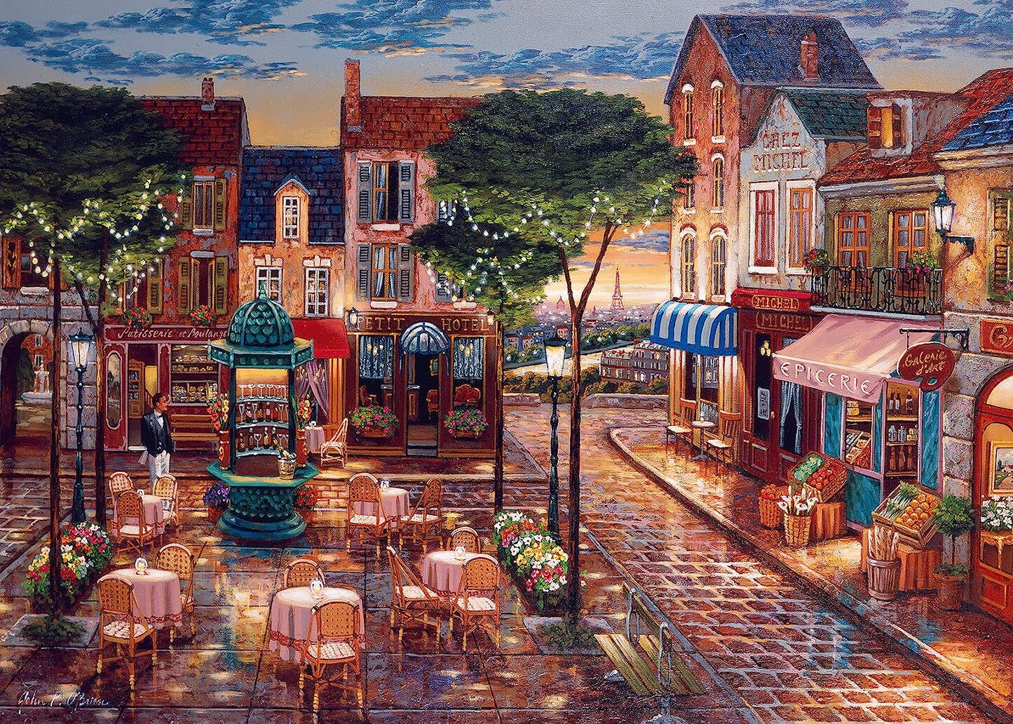 Párizsi este Ravensburger 1000 darabos kirakó puzzle (RA - 16727) - puzzlegarden