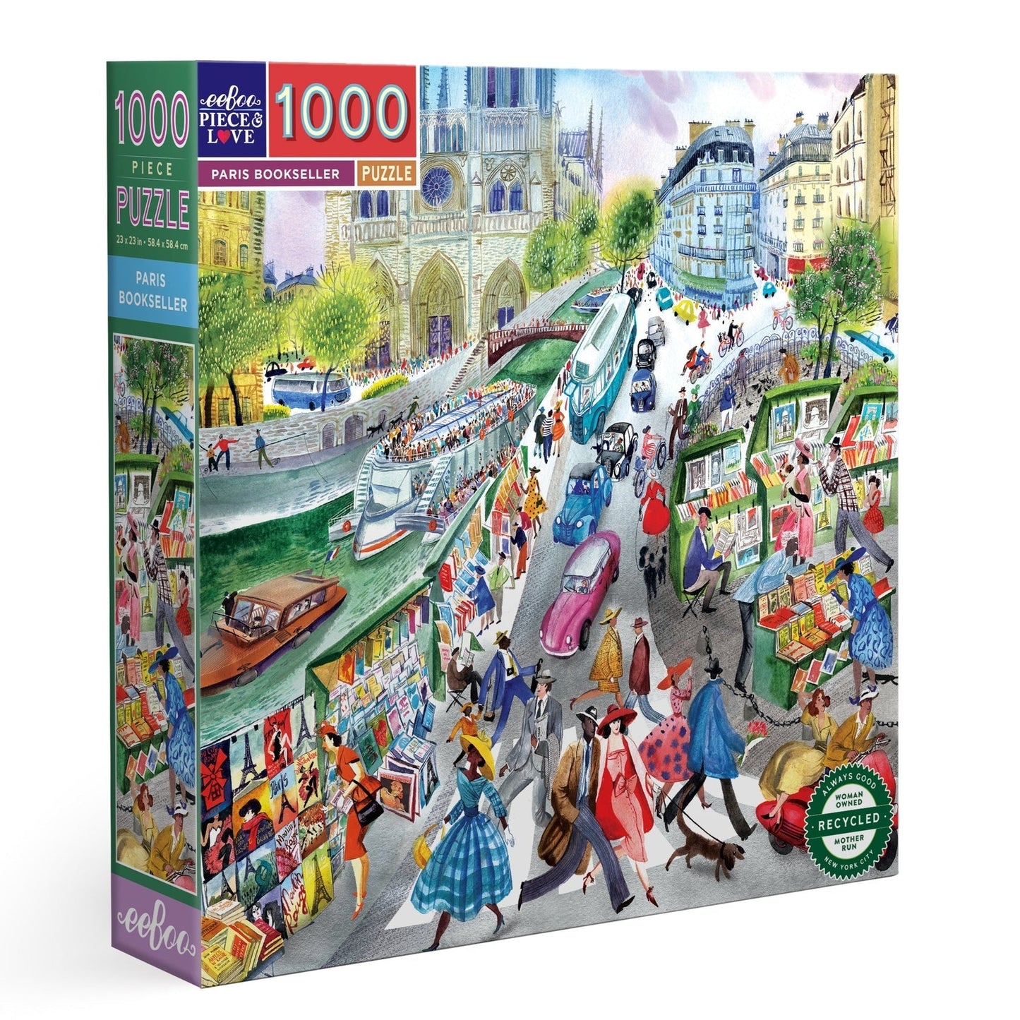 Párizsi Könyvárusok Eeboo 1000 darabos kirakó puzzle (EB - PZTPBS) - puzzlegarden