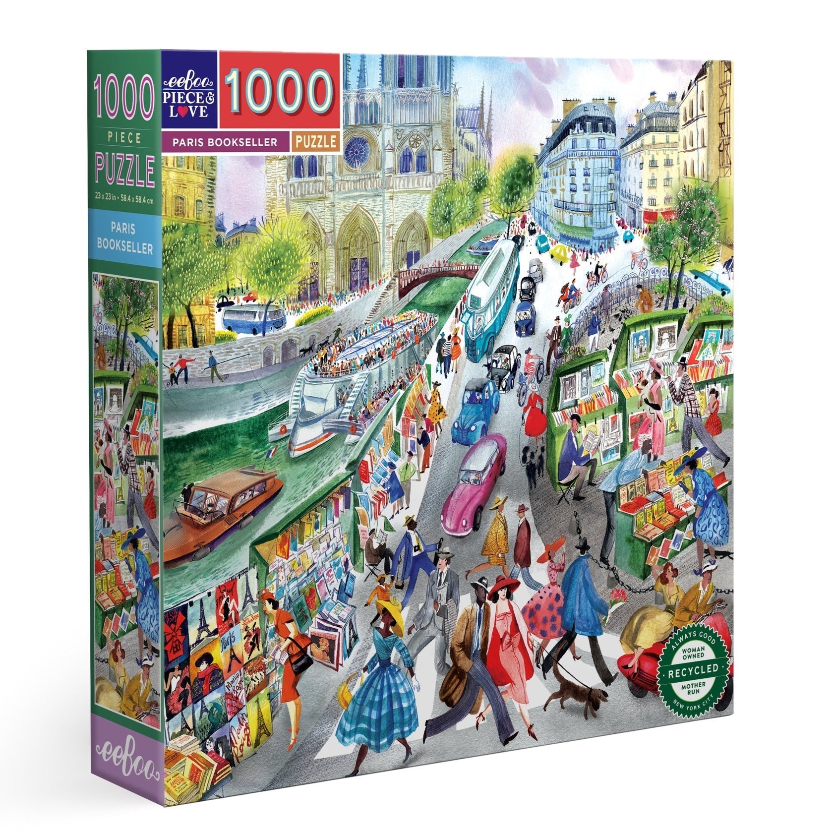 Párizsi Könyvárusok Eeboo 1000 darabos kirakó puzzle (EB - PZTPBS) - puzzlegarden