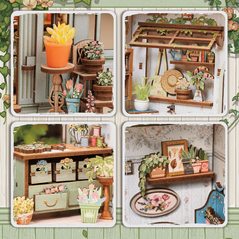 Párizsi Virágbolt CuteBee 199 darabos kirakó puzzle (CB - CWGC201) - puzzlegarden