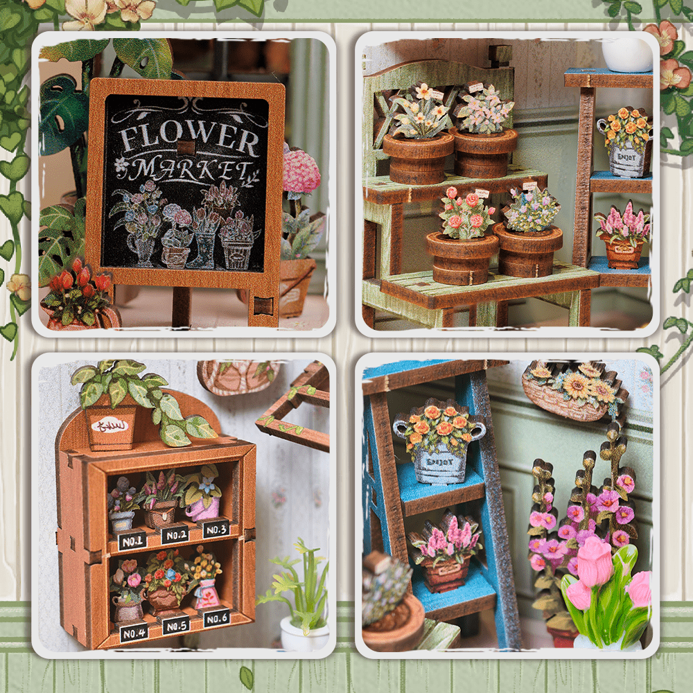 Párizsi Virágbolt CuteBee 199 darabos kirakó puzzle (CB - CWGC201) - puzzlegarden