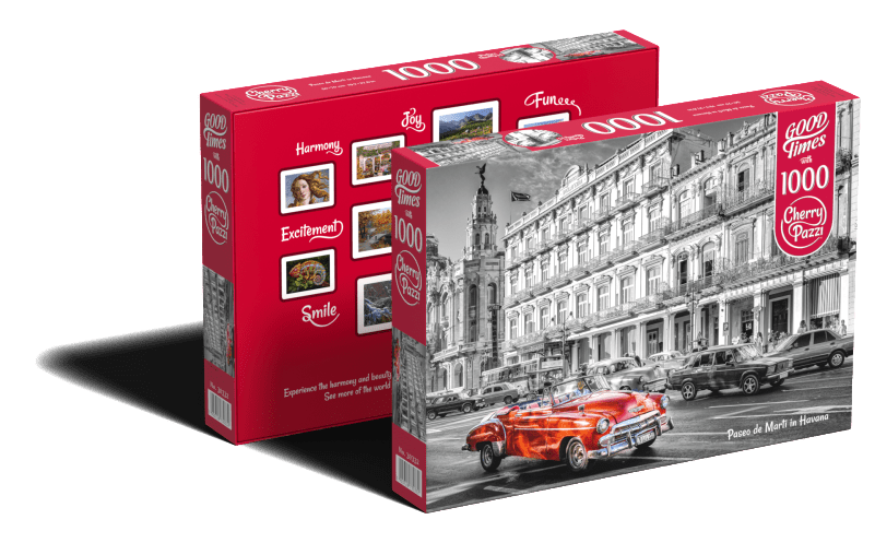 Paseo de Marti, Havanna Cherry Pazzi 1000 darabos kirakó puzzle (CP - 30332) - puzzlegarden