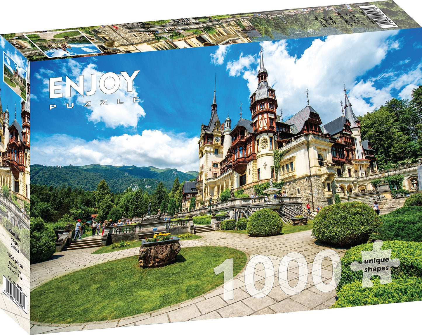 Peleș - kastély, Szinaja, Románia Enjoy 1000 darabos kirakó puzzle (EN - 1047) - puzzlegarden