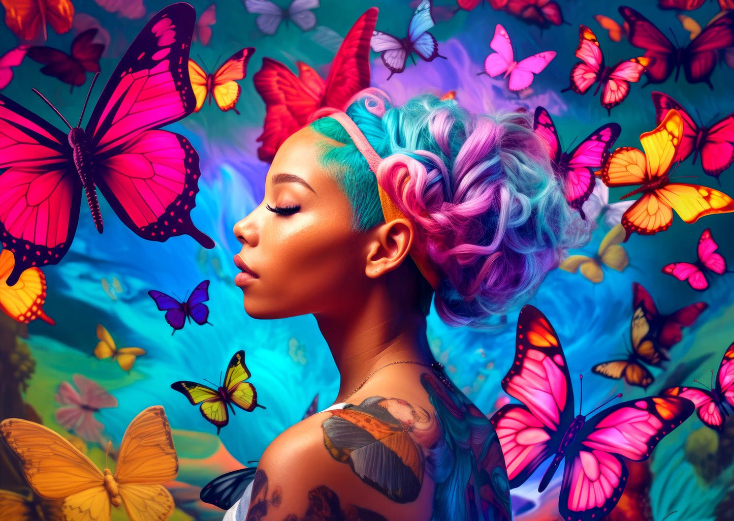 Pillangó Kisasszony Enjoy 1000 darabos kirakó puzzle (EN - 2129) - puzzlegarden