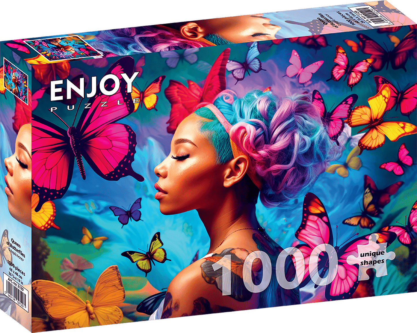 Pillangó Kisasszony Enjoy 1000 darabos kirakó puzzle (EN - 2129) - puzzlegarden